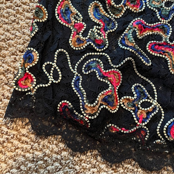 ✨nwt!✨zara black lace floral top - Picture 10 of 15